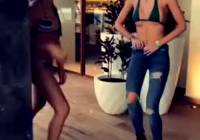 Bella Thorne Dancing With Pals In Bikinis
