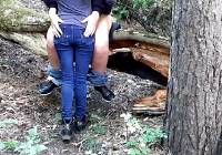 Peeped on sex in the forest with two lesbians – Lesbian-illusion