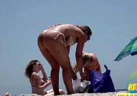 Sexy Bikini Hot Ass teens Spied At The Beach Hidden Cam
