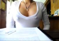 Showing My Tits As I Study