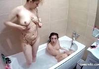 Two girls in the shower Reallifecam Voyeur