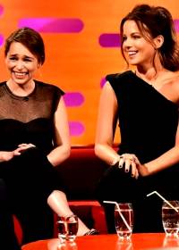 Emilia Clarke And Kate Beckinsale Being Dreamy On Graham Norton Show