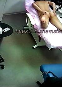 Exclusive video, beauty salon, pussy, ass, Tits