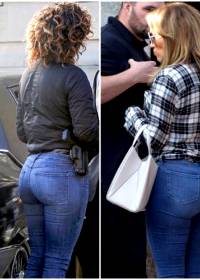 Jennifer Lopez’s Beautiful Ass In Tight Jeans