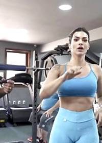 Sexy Gym Workout Cameltoe Big Pussy Ass Academia Malhando