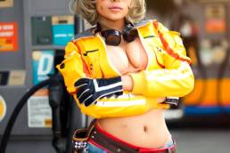 At Hammerhead Waiting For The Prince To Bring Regalia Back. Cindy Aurum From Final Fantasy XV By Nooneenonicos