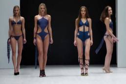 Blue Swimsuit Quartet – Totti Swimwear – Belarus Fashion Week 2018