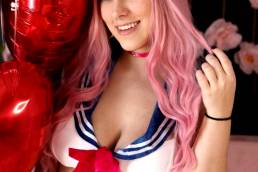 Casual Sexy Sailor Scout For Valentine’s Day! Cosplay By Me.