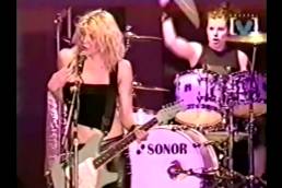 Courtney Love Showing Her Tits During A Broadcast Of The Big Day Out Festival