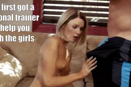 Emma Hix Trainer Sissy Caption