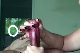 Klixen Makes Her Man Convulse By Using Just One Finger To Toy With His Frenulum