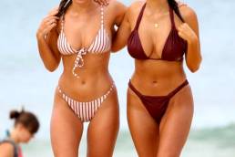 Natasha Oakley And Devin Brugmen Bikini