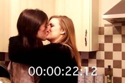 Rose & Rosie lesbian kisses!!